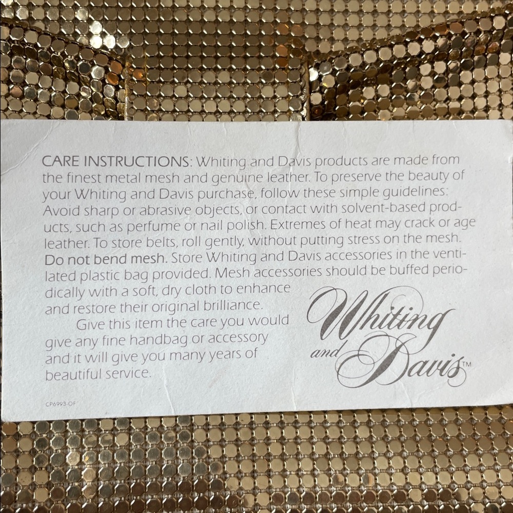 Whitting & Davis bow bag purse - Picture 5 of 5